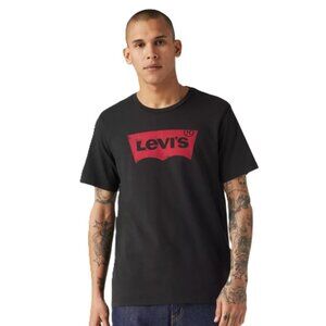 NWT - Levi’s Men’s Classic Wing Logo T-Shirt – Black/Red, Size 2XL